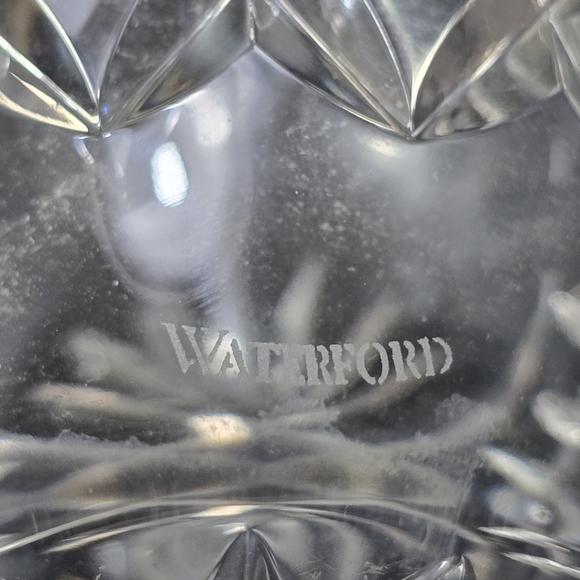 Waterford "Lafford" Blown Crystal Carafe Decanter Wine Water Round 10" - Picture 13 of 14